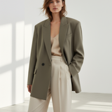 Blazer Tailleur Oversize Structuré — Civolé