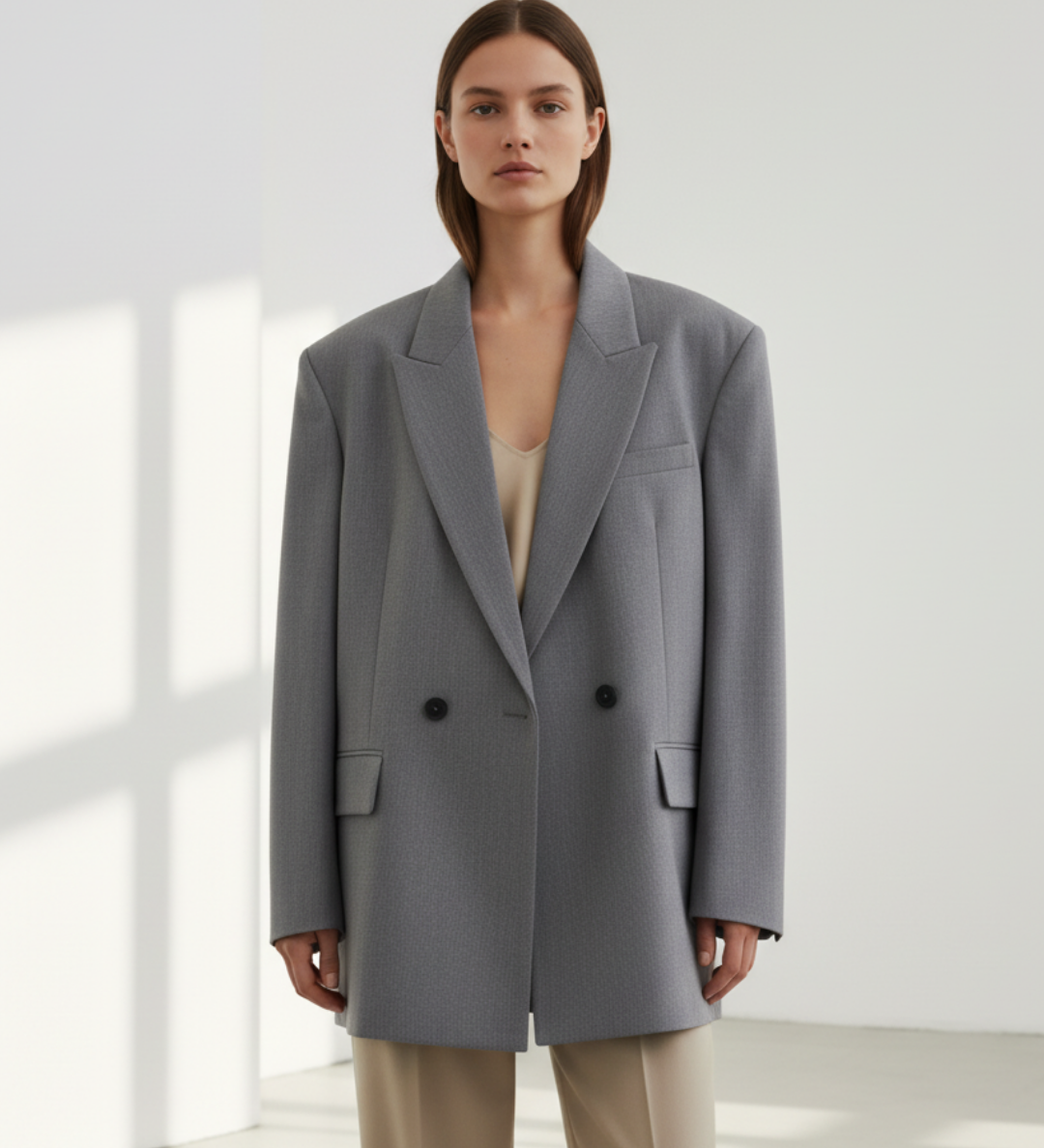 Blazer Tailleur Oversize Structuré — Civolé