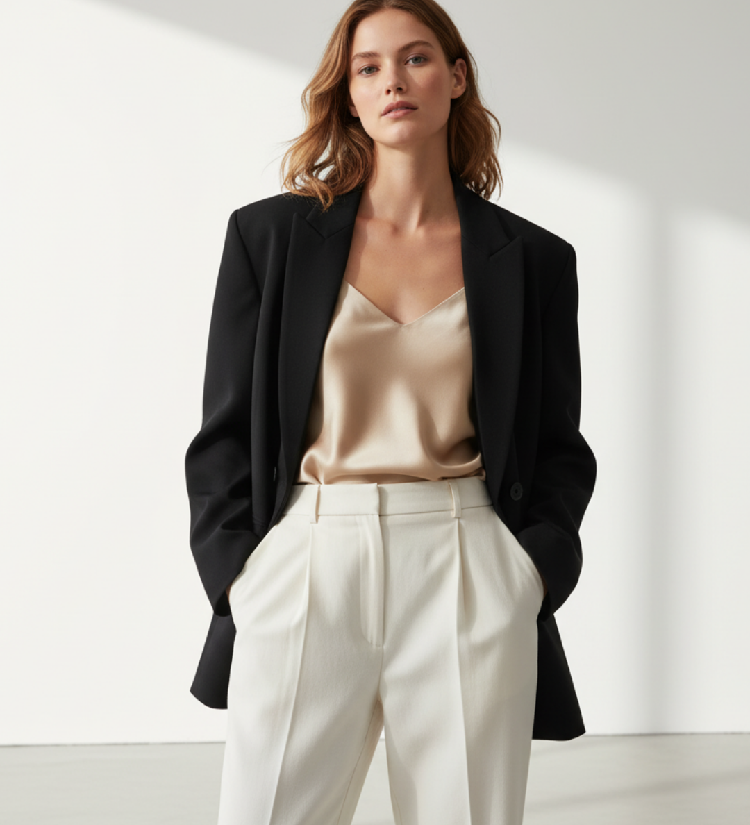 Blazer Tailleur Oversize Structuré — Civolé