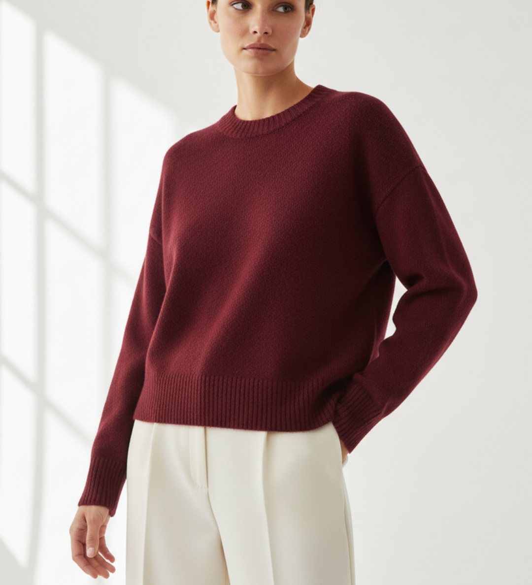 Pull Knit Minimaliste en Maille Douce — Civolé