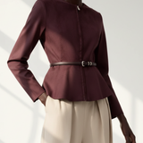 Veste Cintrée à Ceinture Minimaliste — Civolé