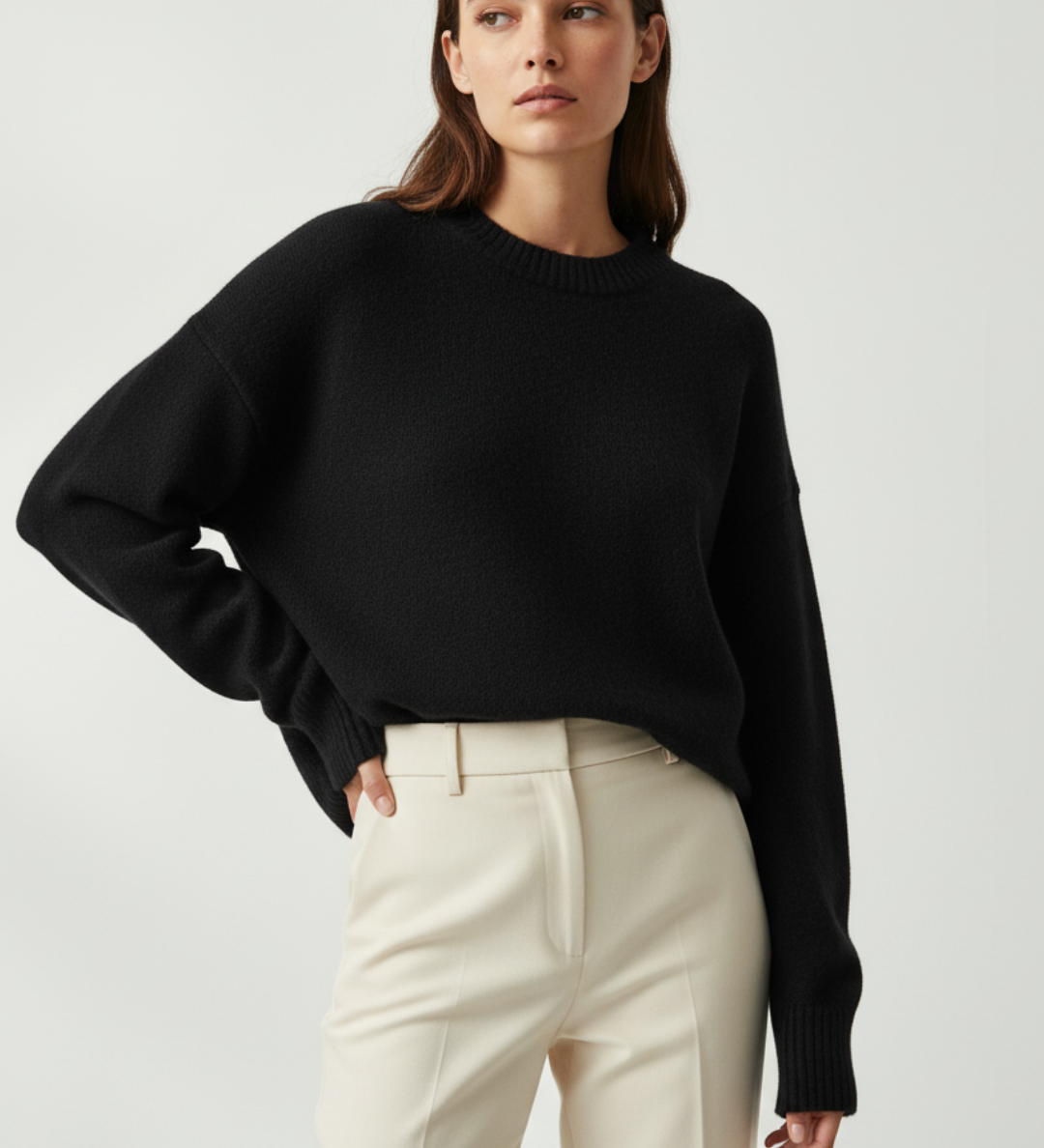 Pull Knit Minimaliste en Maille Douce — Civolé