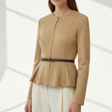 Veste Cintrée à Ceinture Minimaliste — Civolé