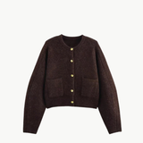 Cardigan en Laine Douce à Boutons Dorés — Civolé