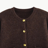 Cardigan en Laine Douce à Boutons Dorés — Civolé